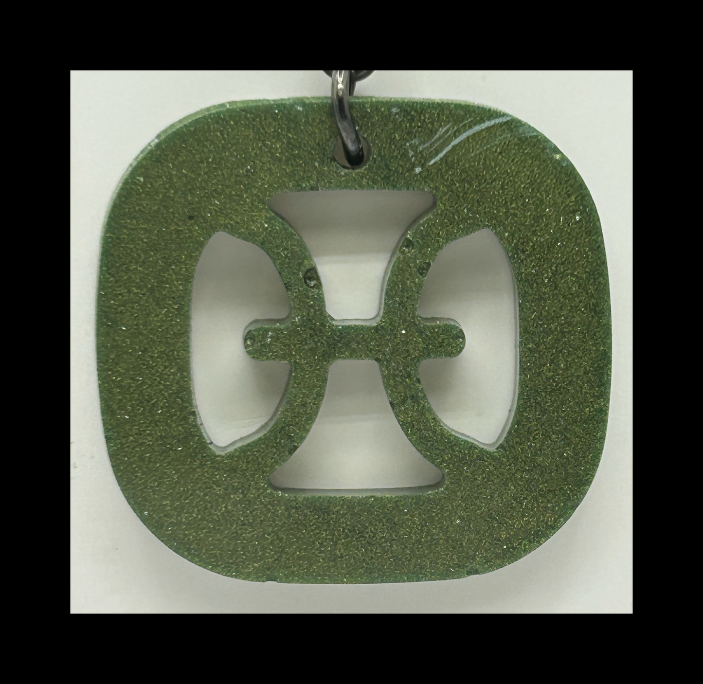Basil resin zodiac Keychains