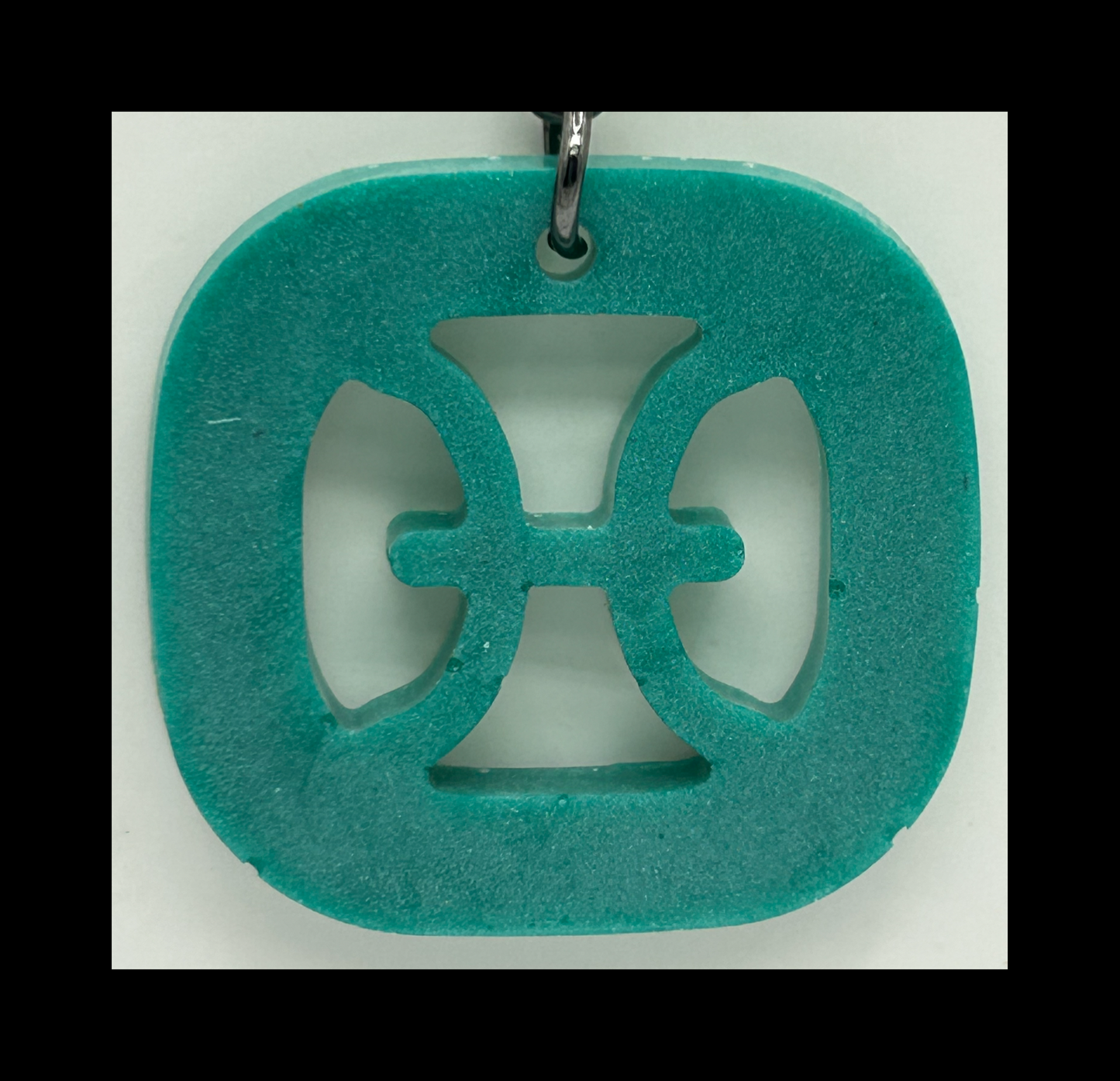 Tropical water resin zodiac Keychains