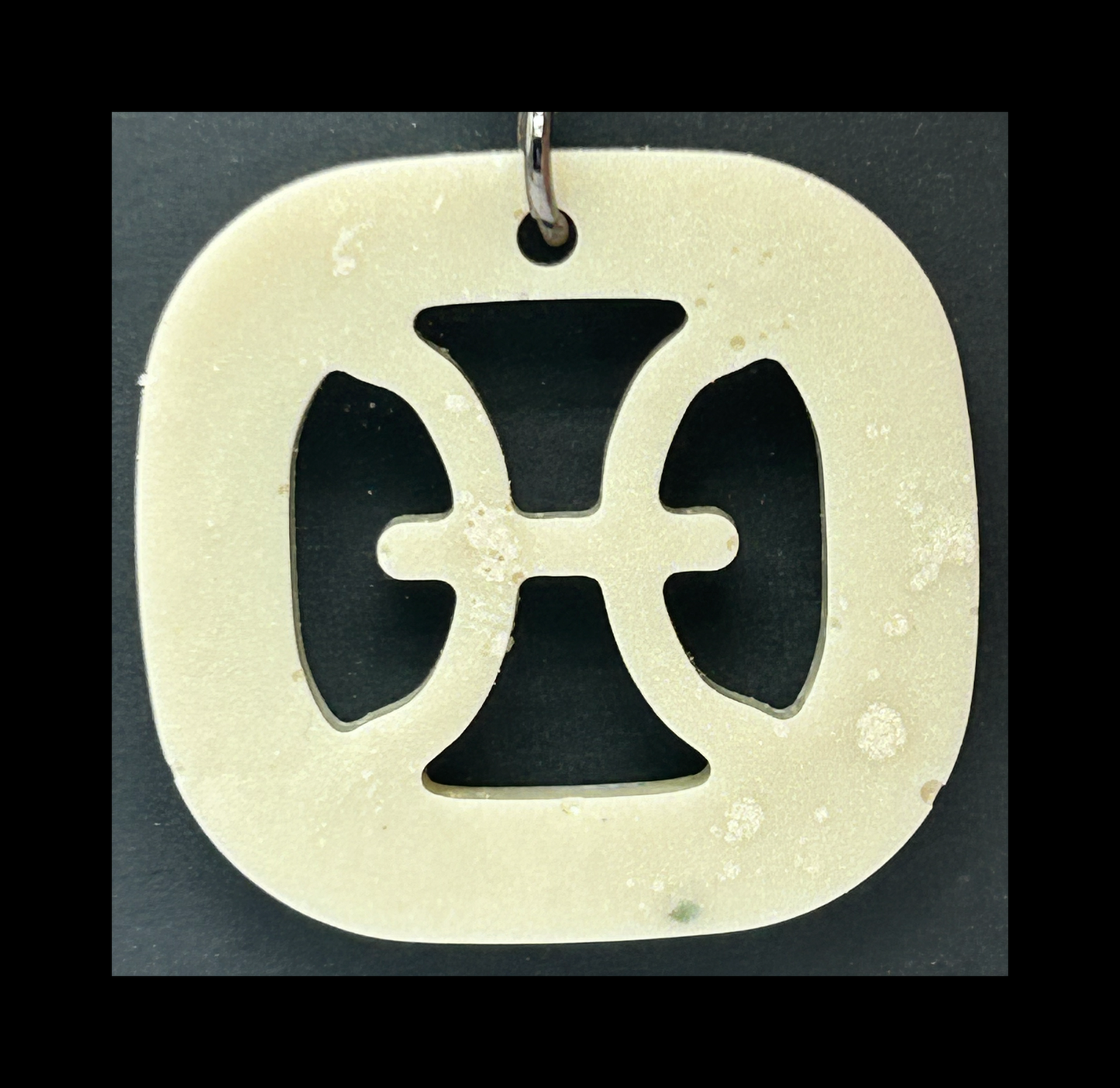 Ghost jungle resin zodiac keychains