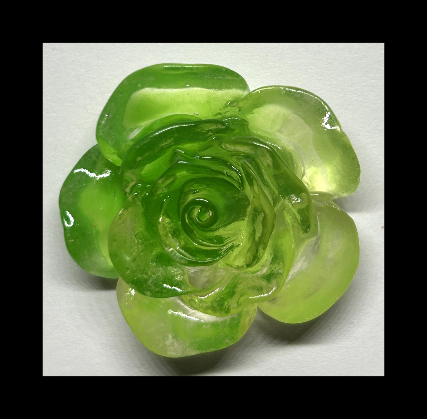 Green rose pins