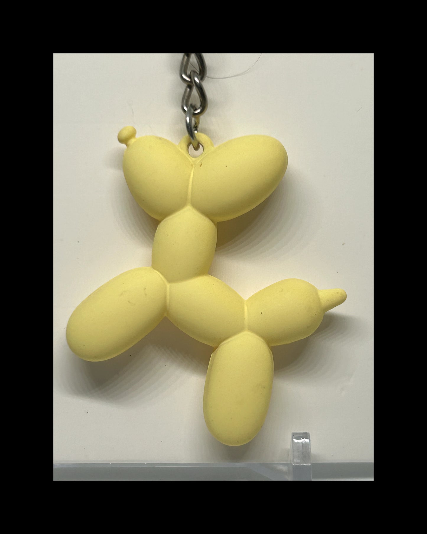 Matte balloon dog keychains