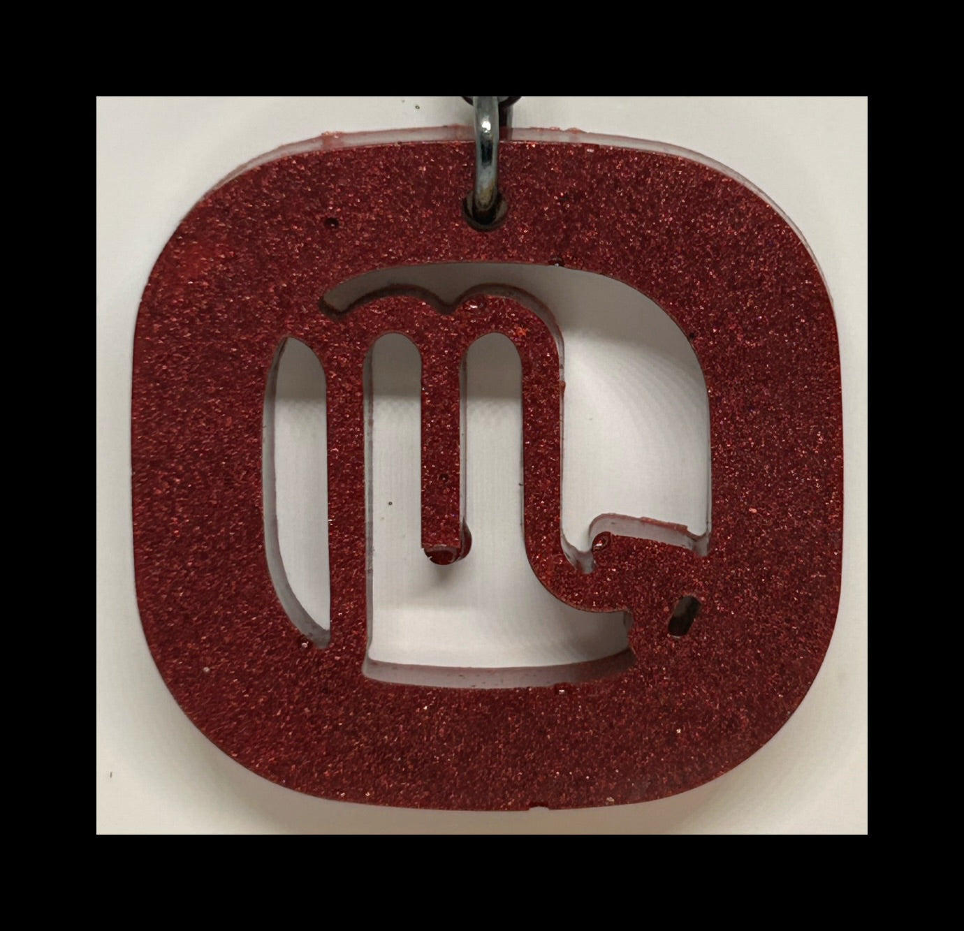 Old wine resin zodiac keychains