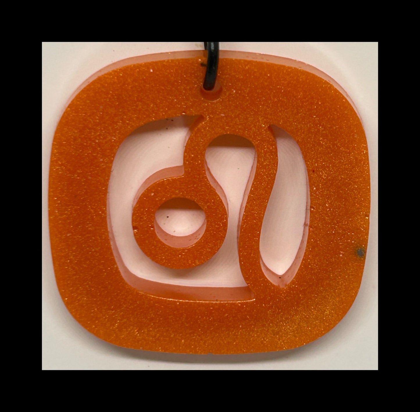 Fire resin zodiac Keychains