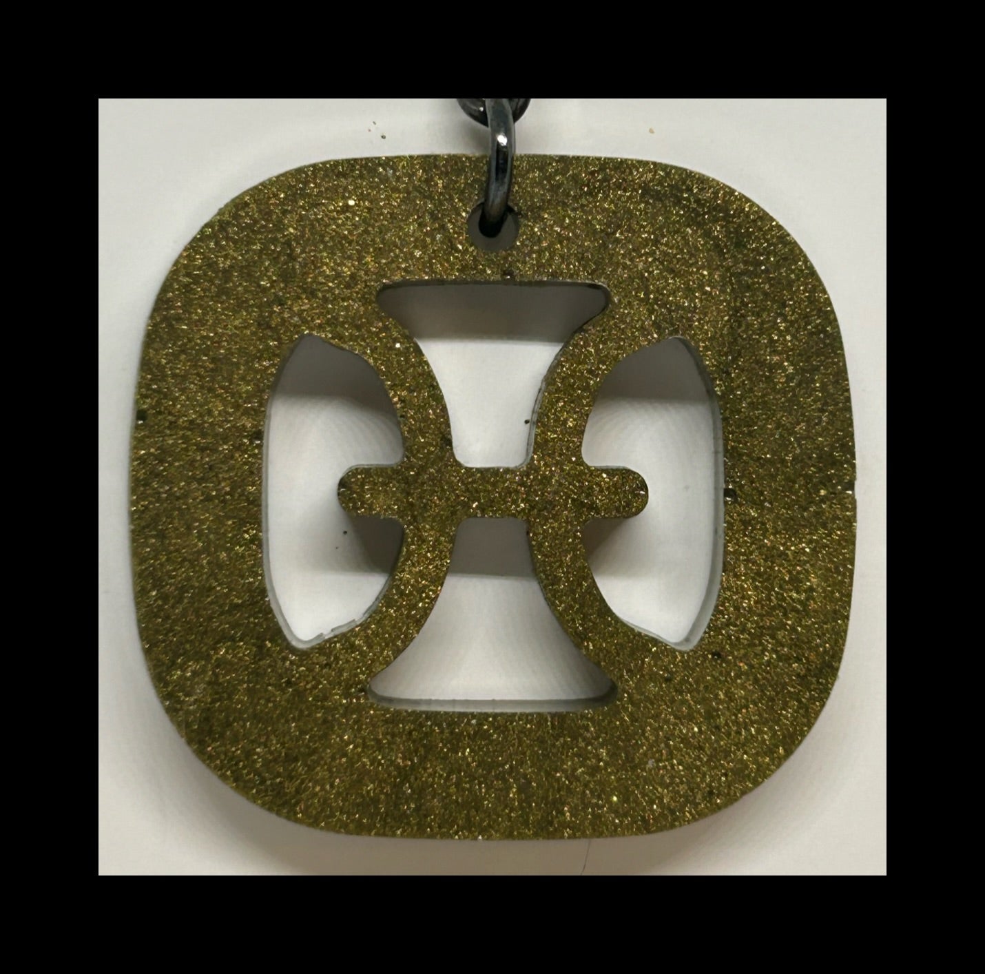 Espresso resin zodiac keychains