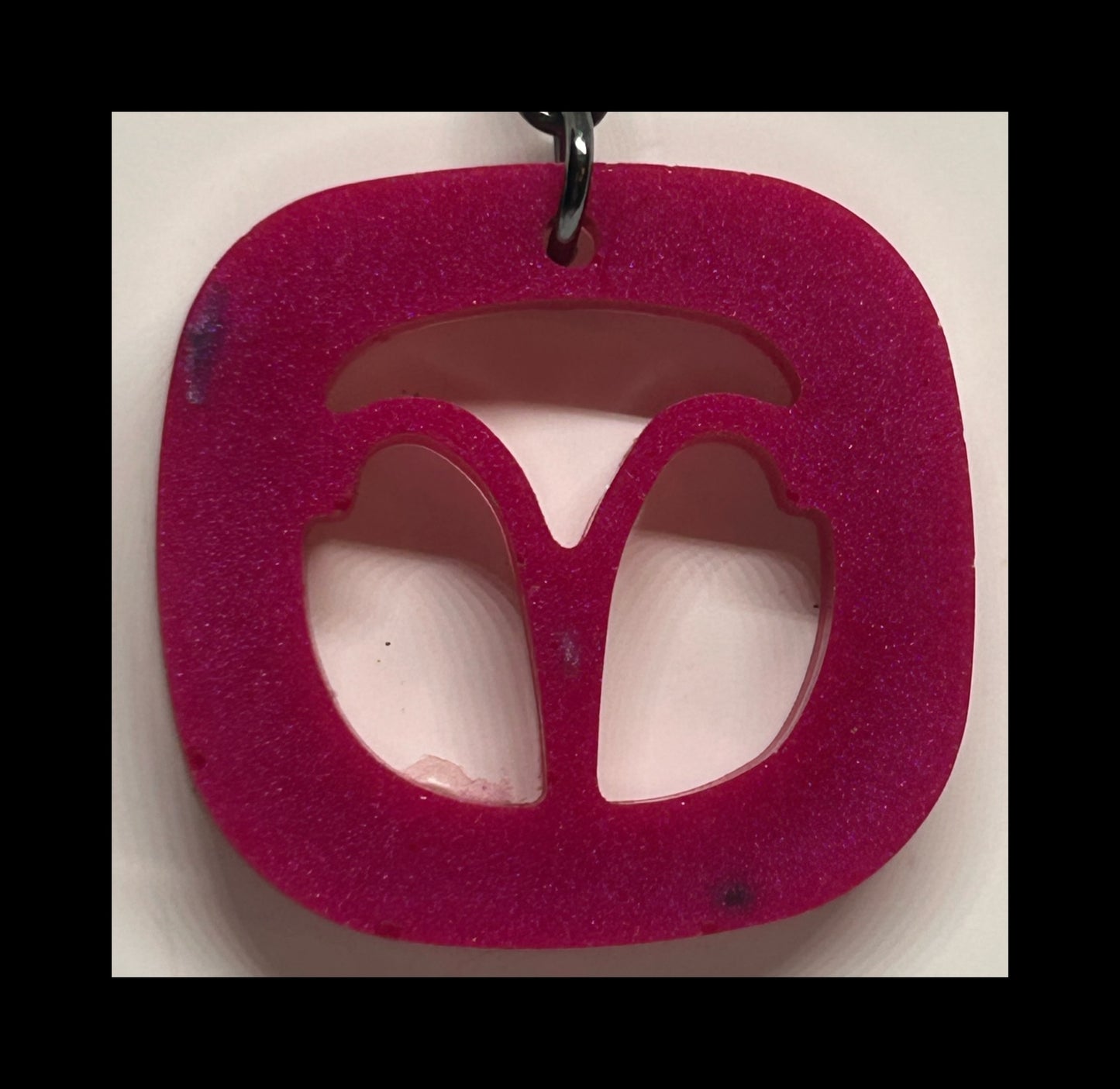 Tropical fruit resin zodiac keychains
