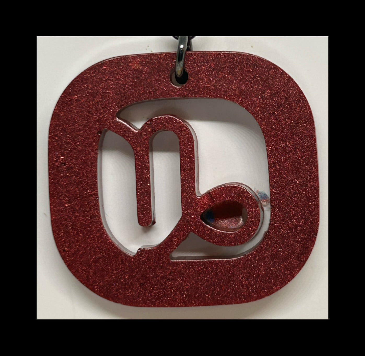 Old wine resin zodiac keychains