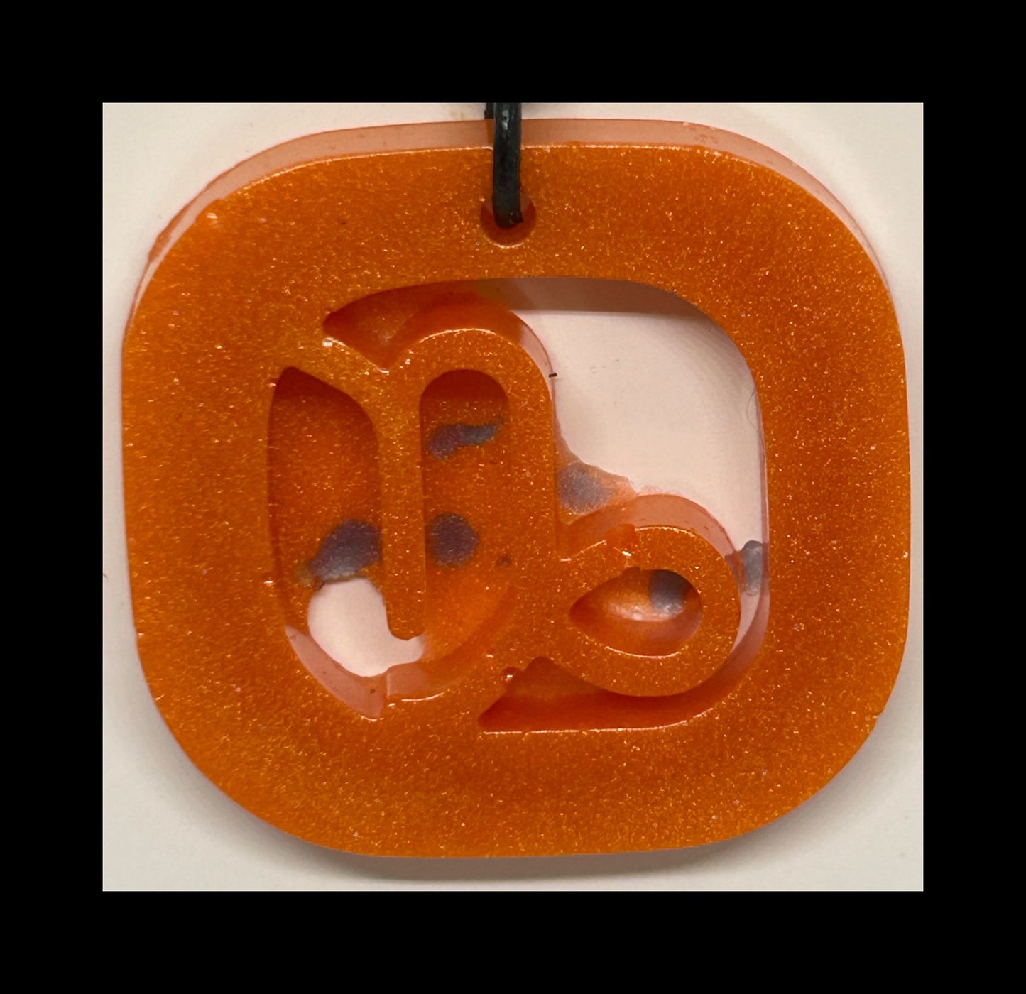Fire resin zodiac Keychains
