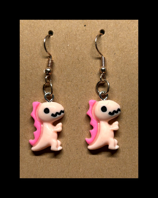 Dino dangle earrings