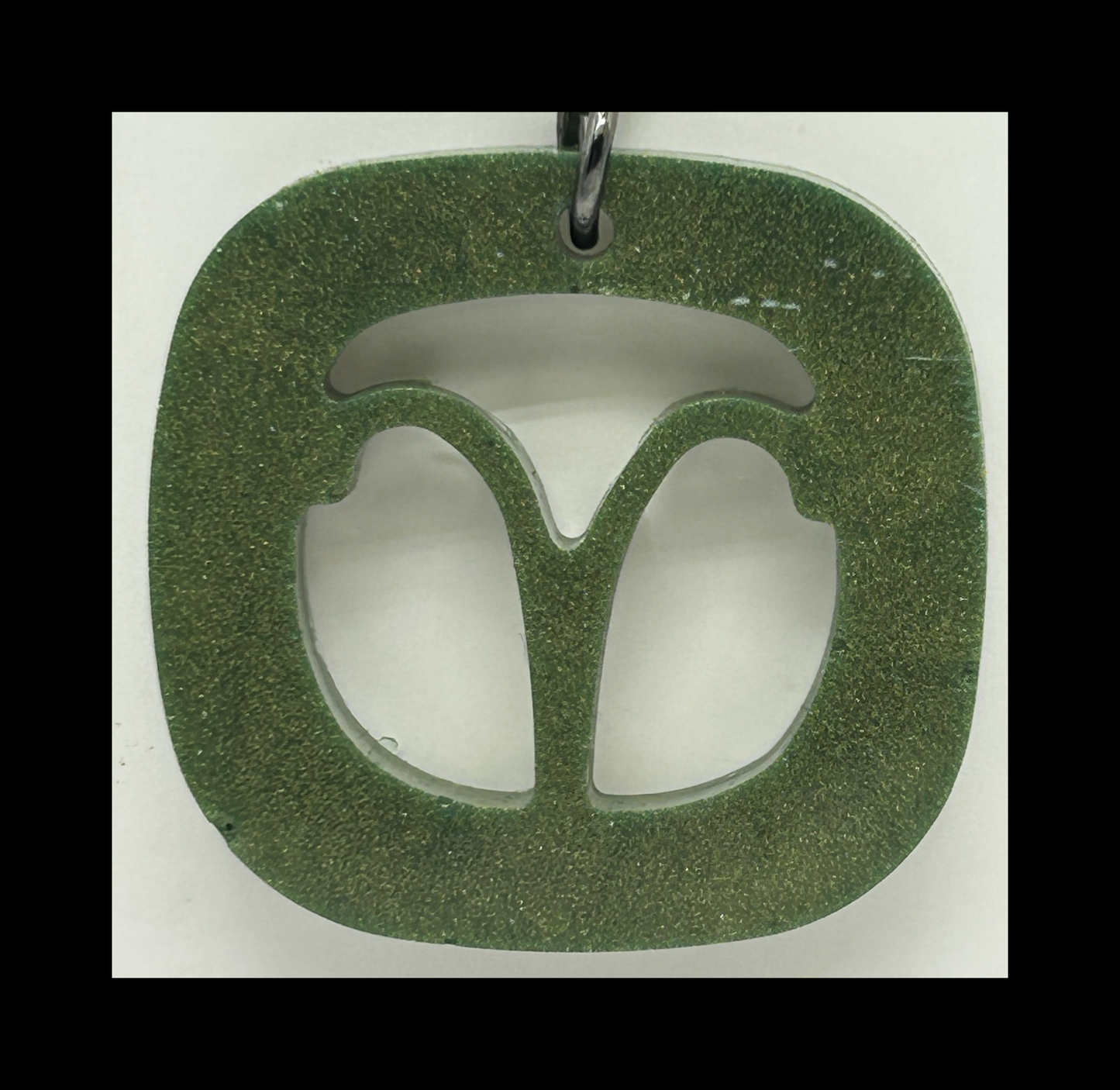 Basil resin zodiac Keychains