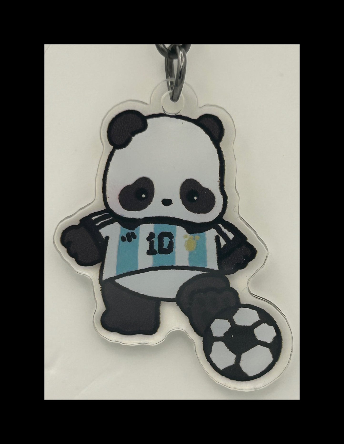 Acrylic panda keychains