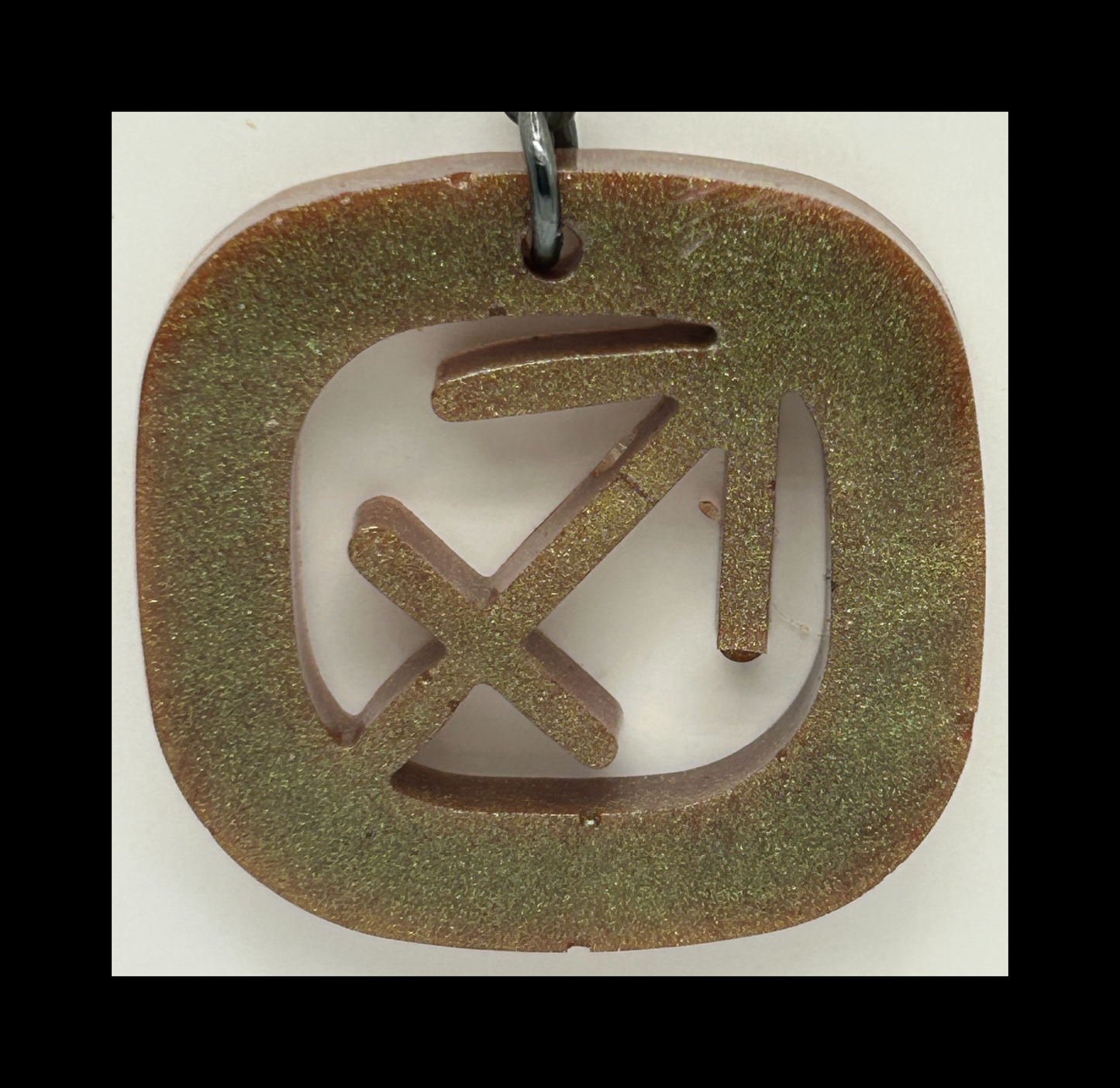 Space galaxy resin zodiac Keychains
