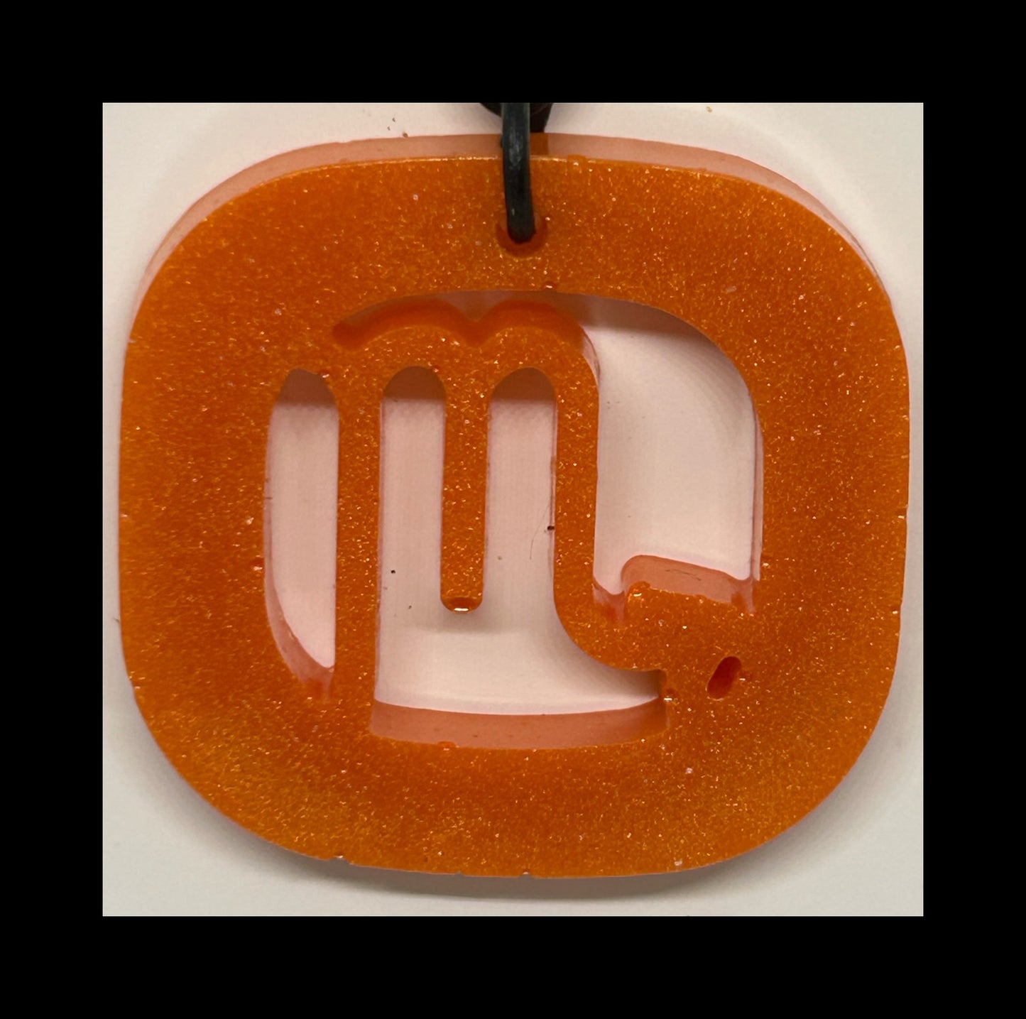 Fire resin zodiac Keychains