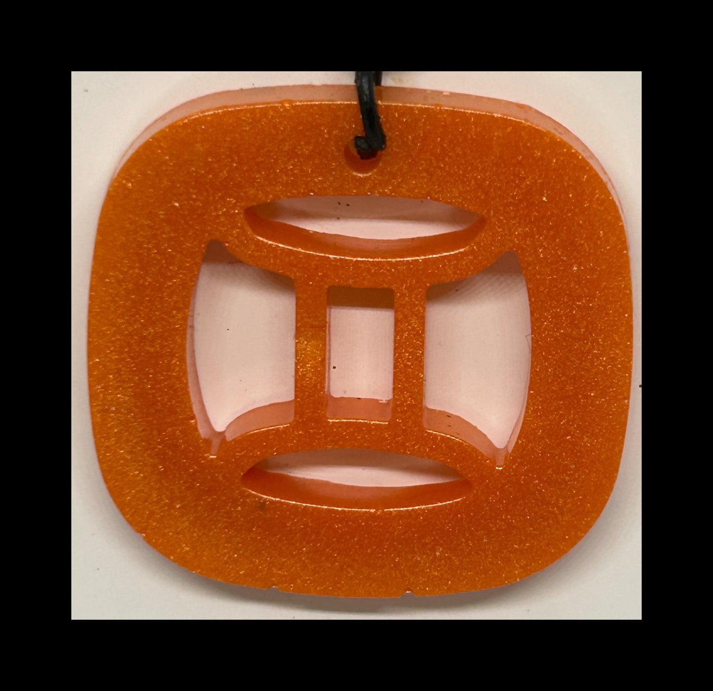 Fire resin zodiac Keychains
