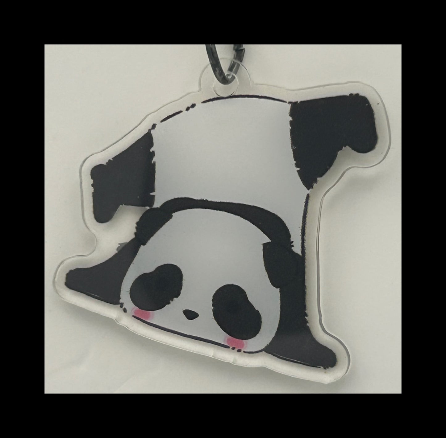 Acrylic panda keychains