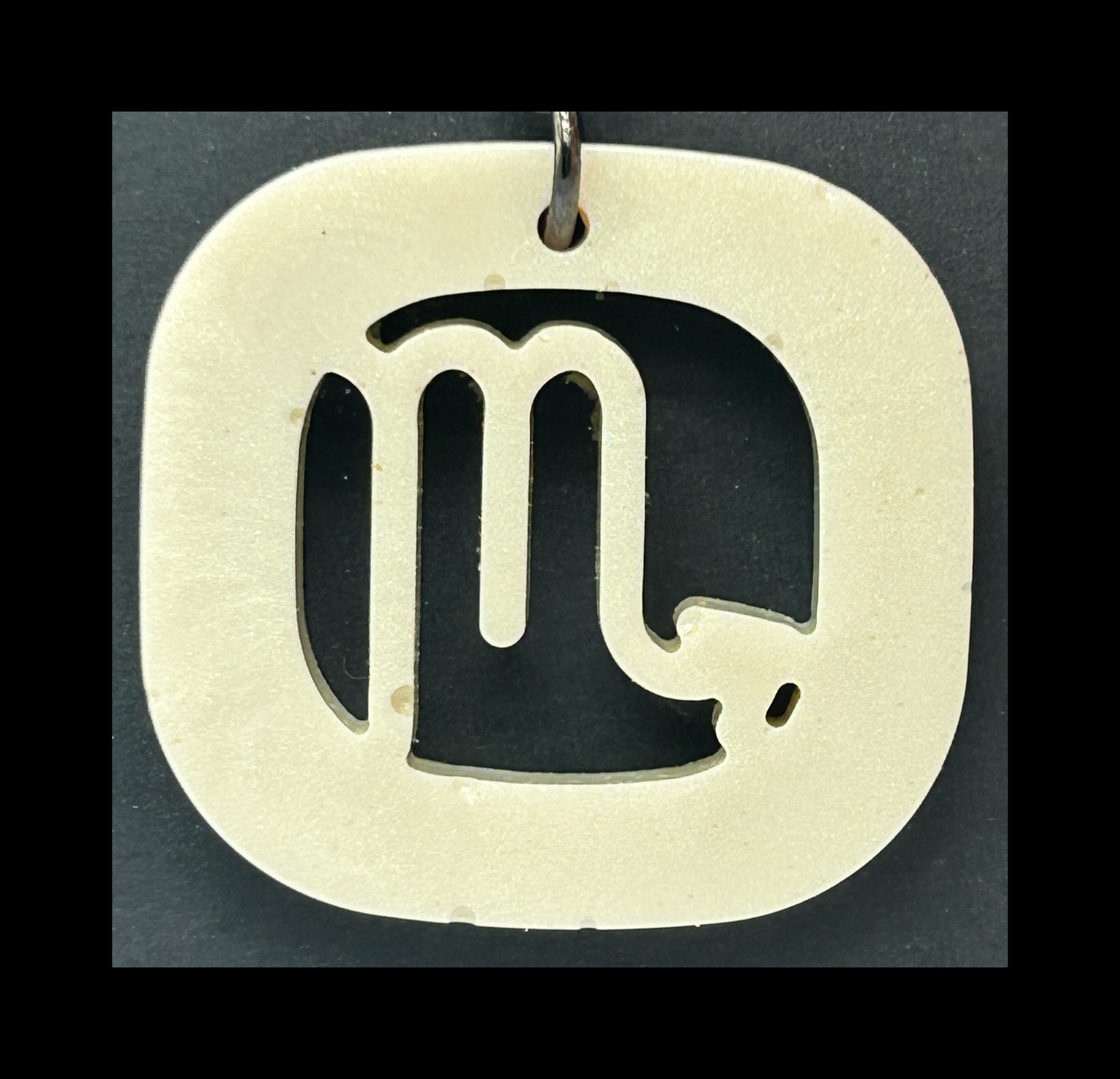 Ghost jungle resin zodiac keychains