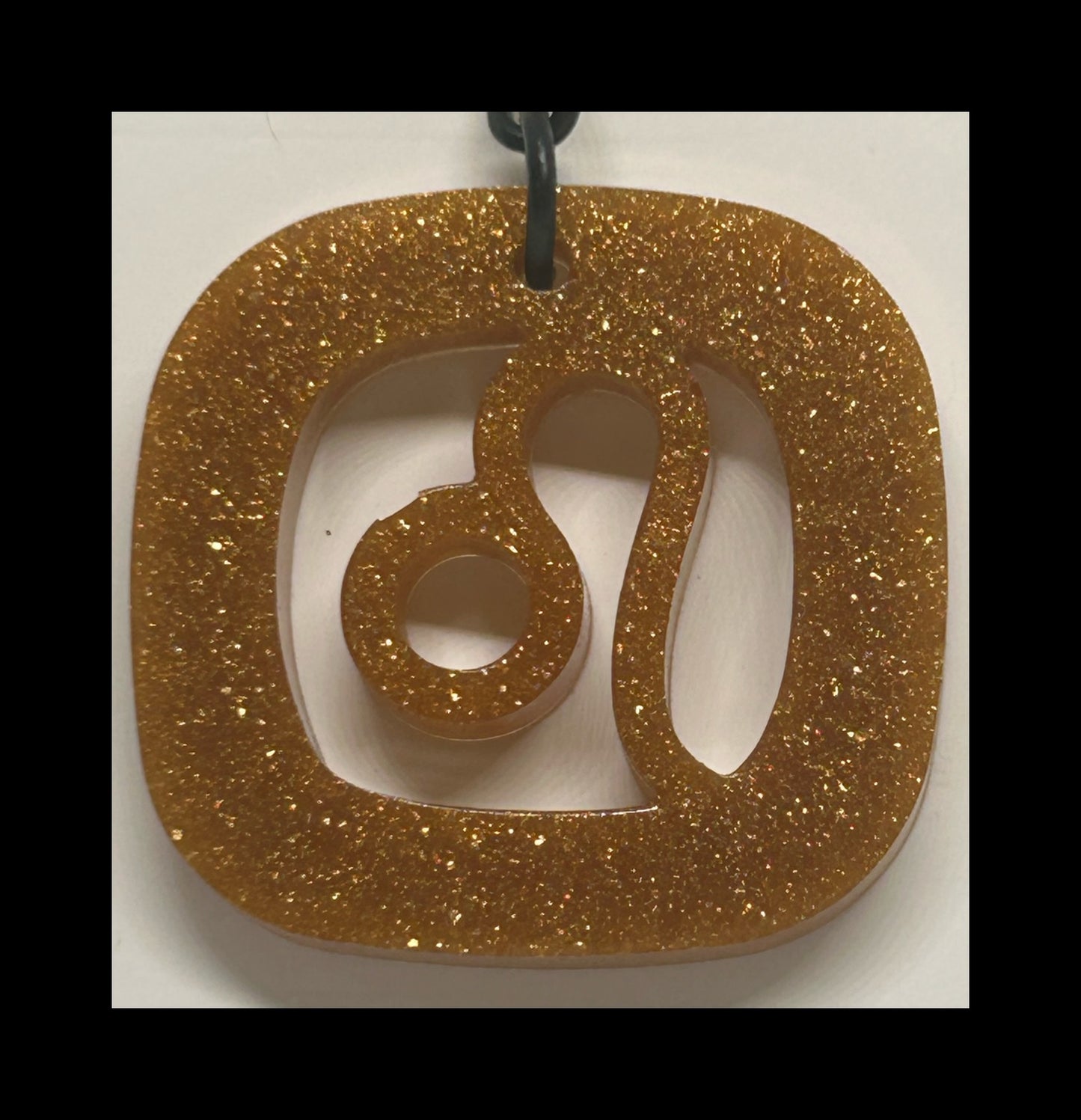 Sun dust resin zodiac Keychains