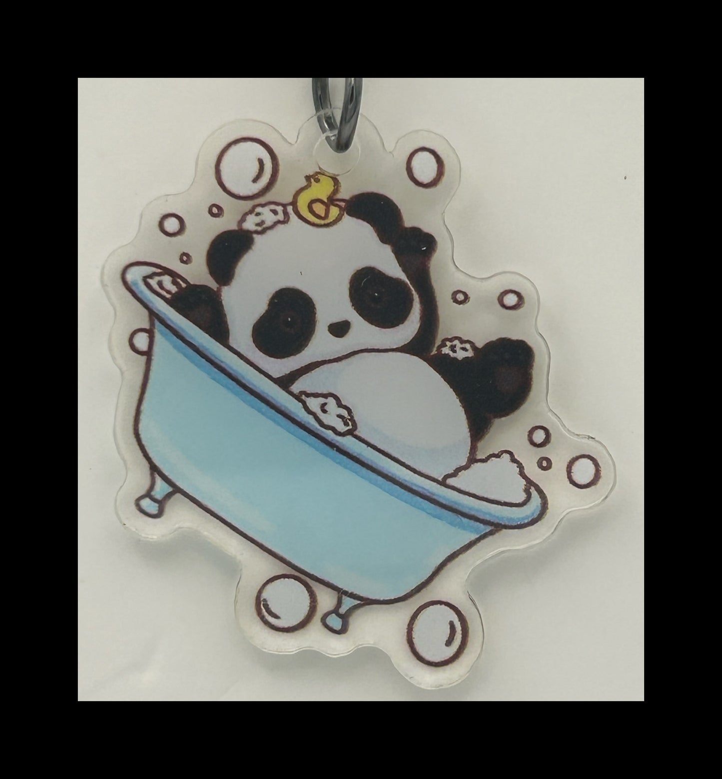 Acrylic panda keychains