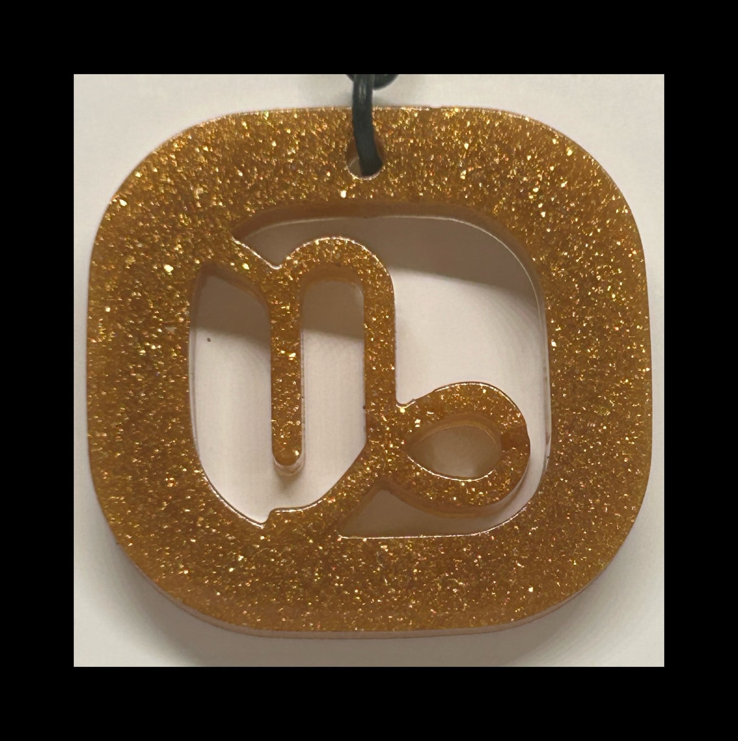 Sun dust resin zodiac Keychains