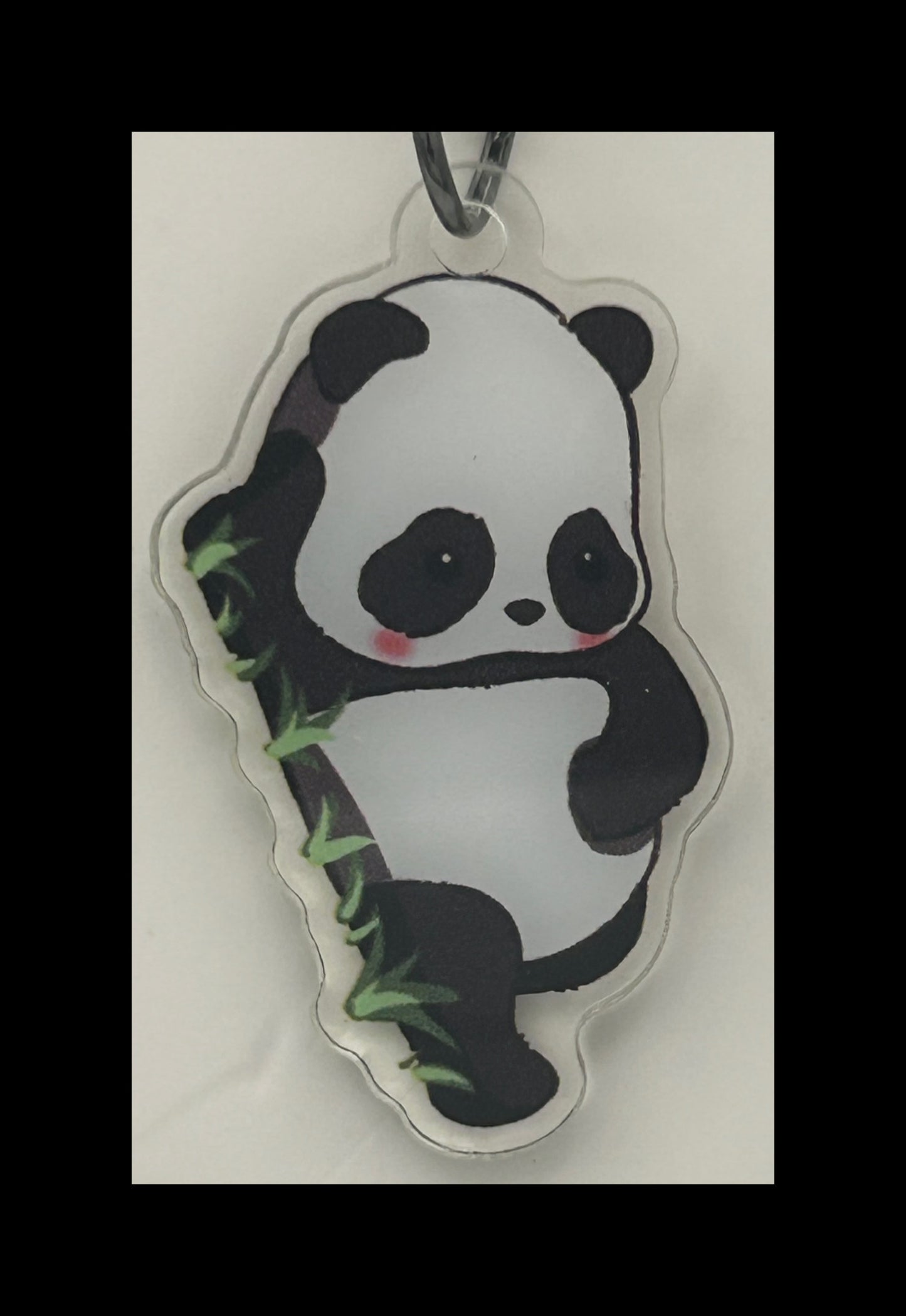 Acrylic panda keychains