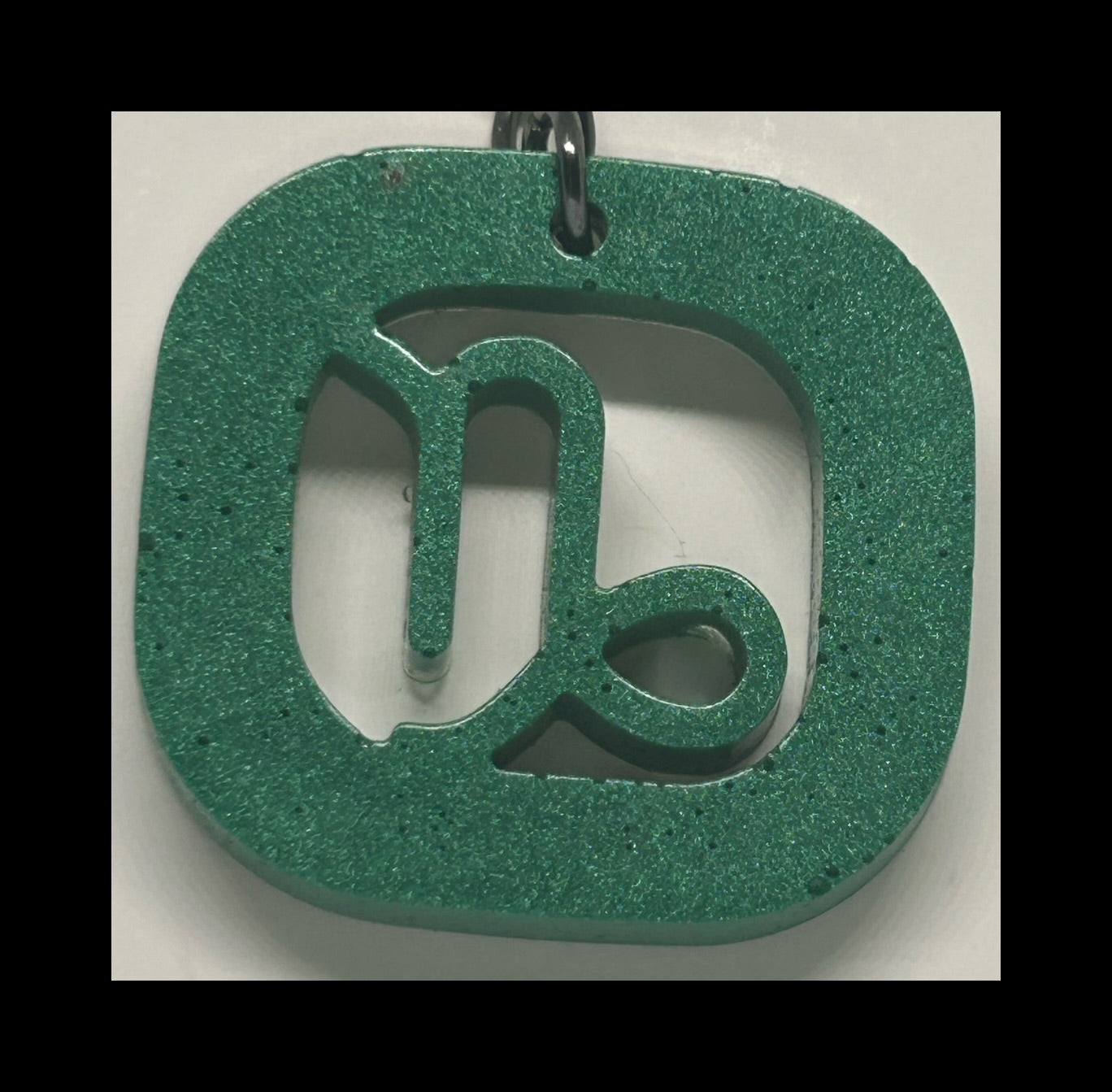 Jade resin zodiac keychains