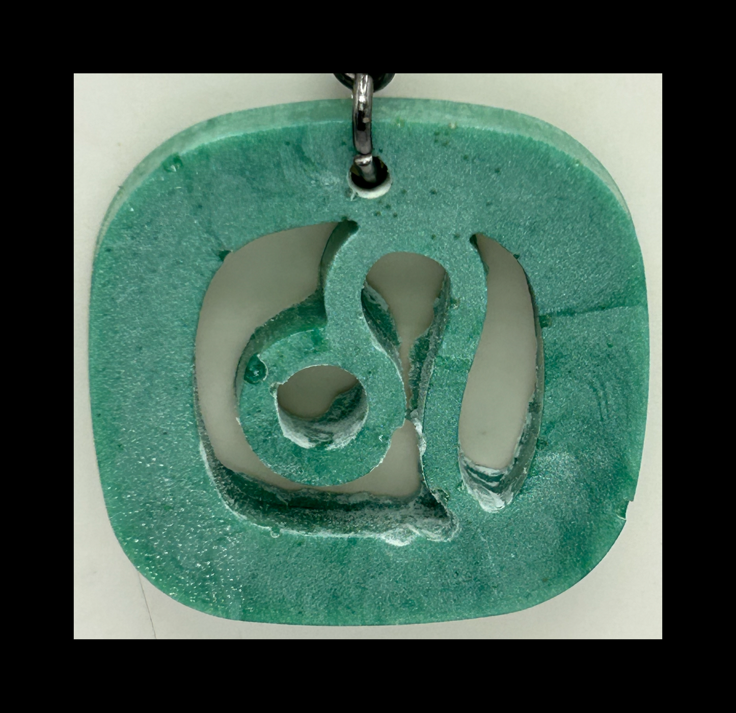 Sage resin zodiac keychains
