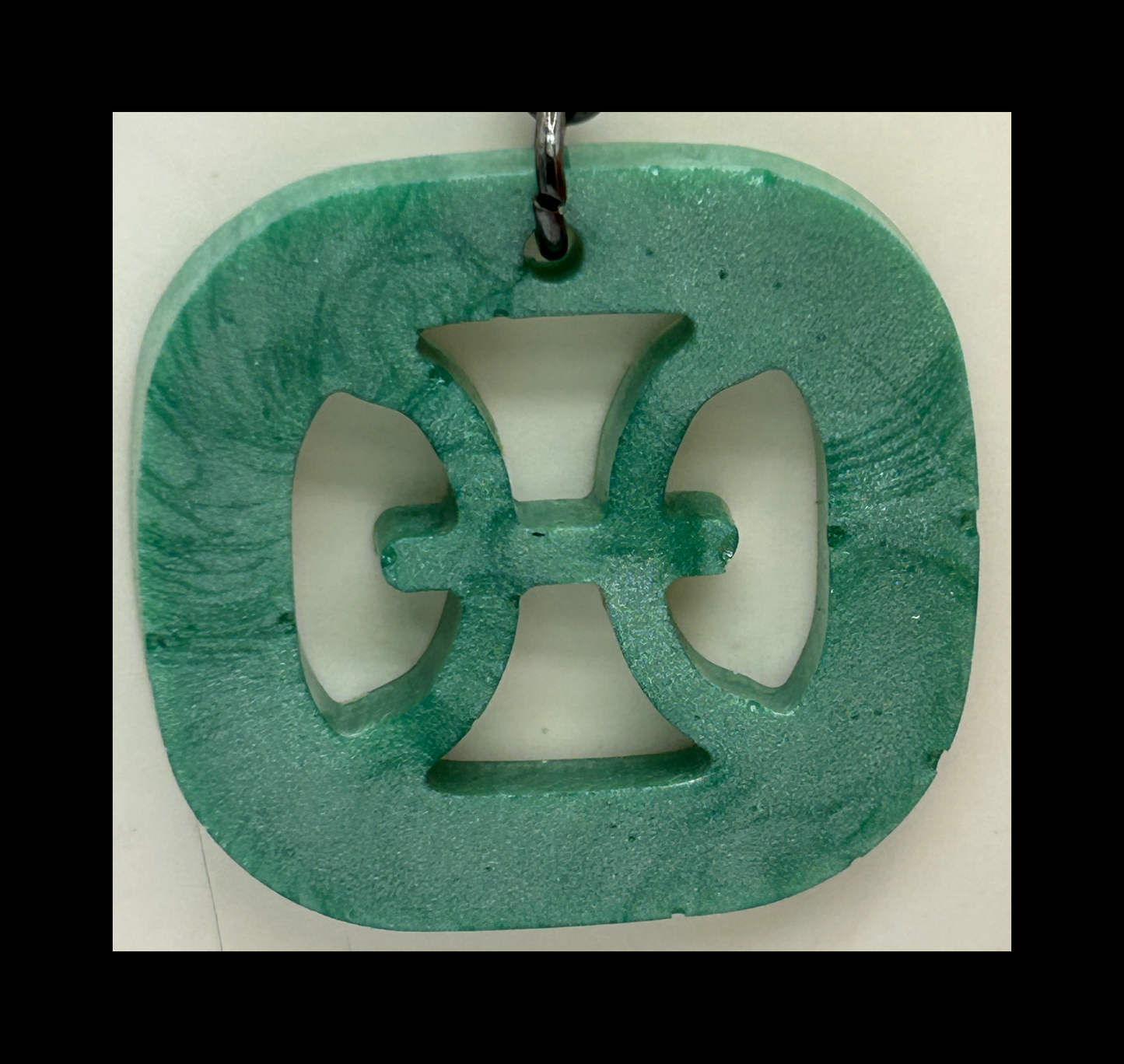 Sage resin zodiac keychains