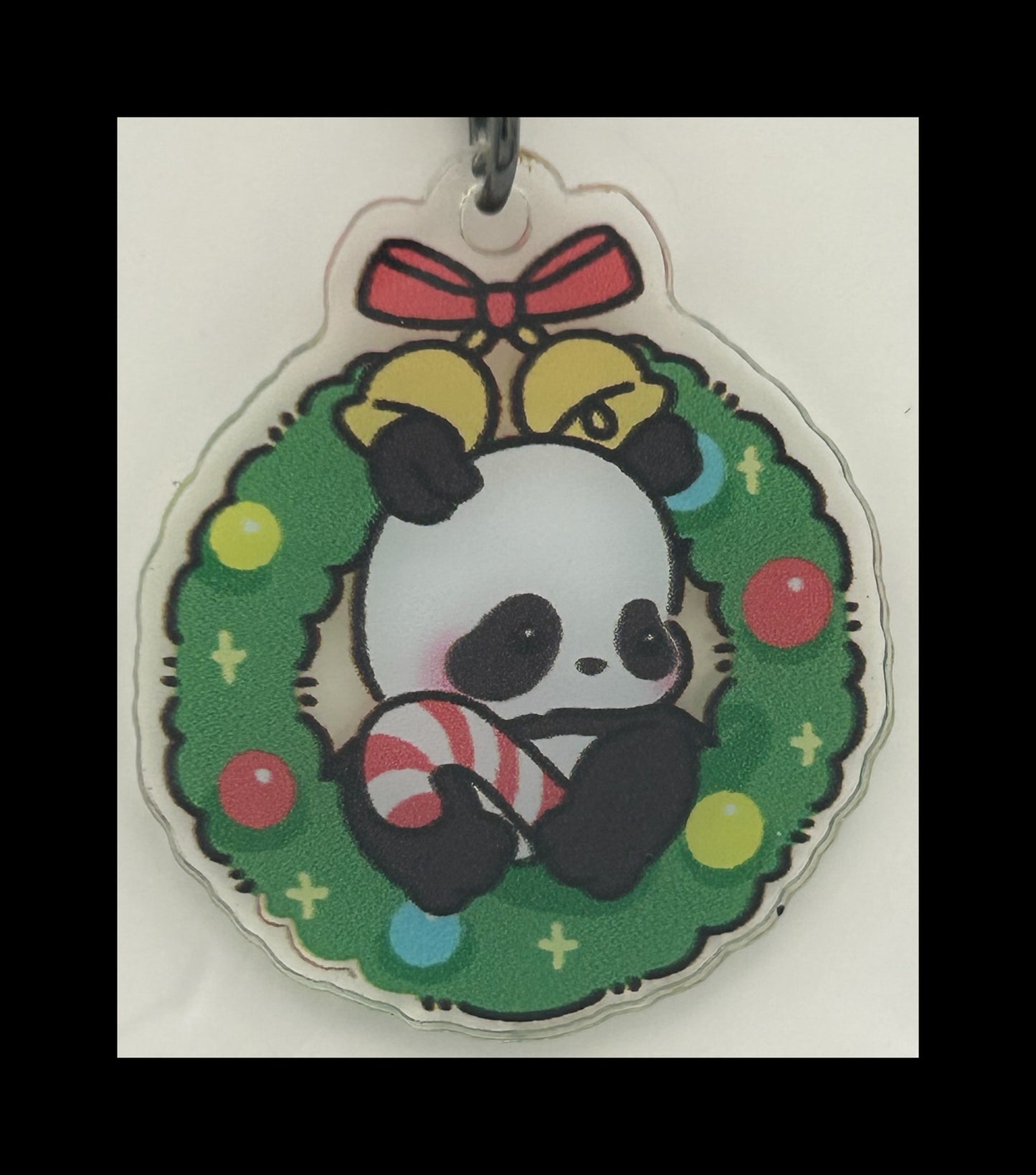 Acrylic panda keychains