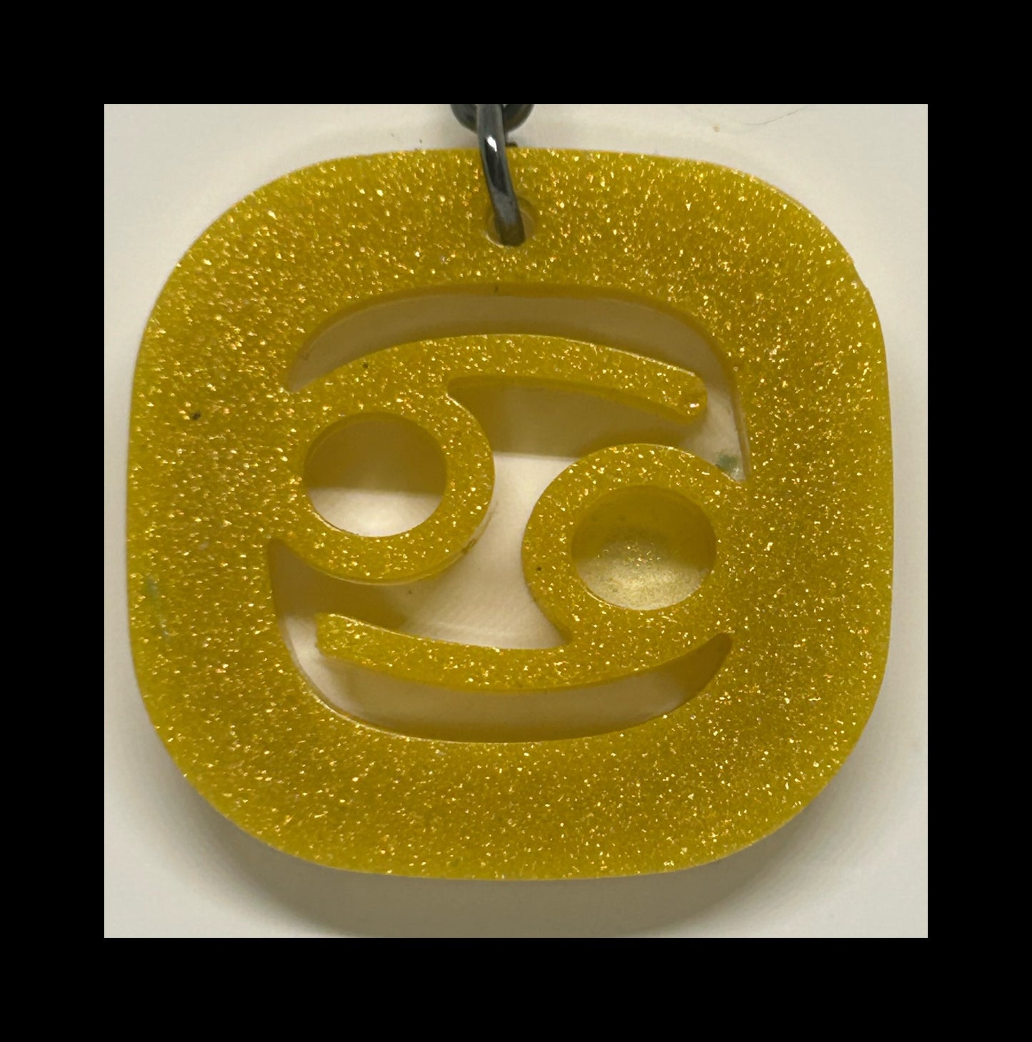 Sunlight resin zodiac keychains
