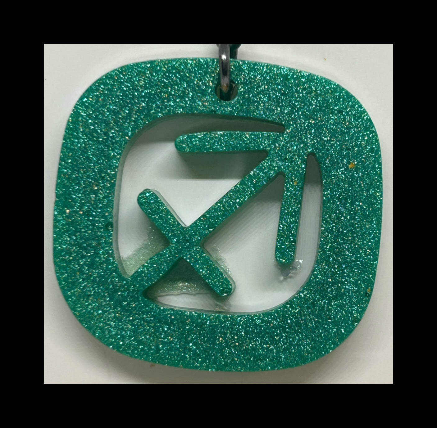 Juniper resin zodiac keychains