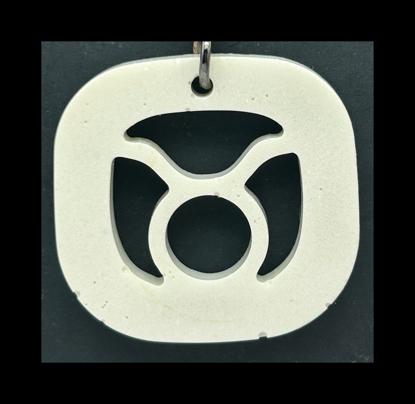 White chocolate resin zodiac keychains