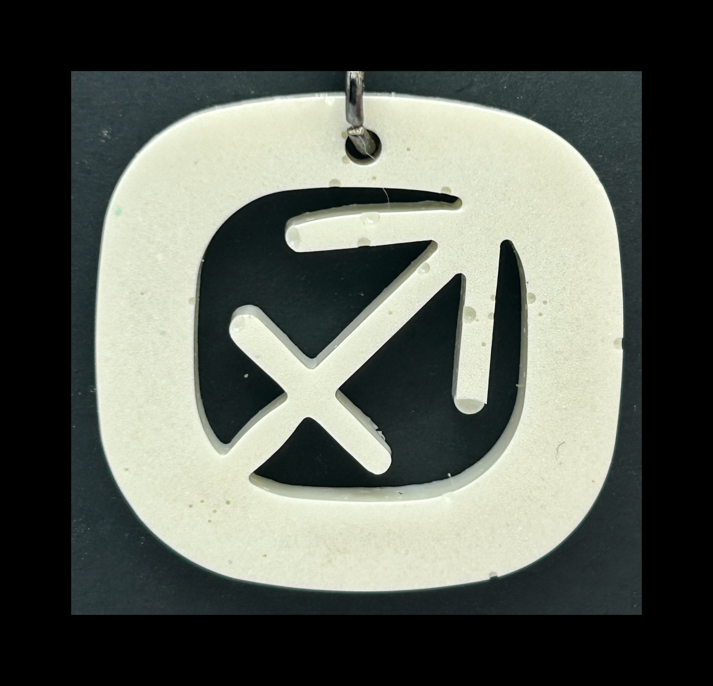 White chocolate resin zodiac keychains