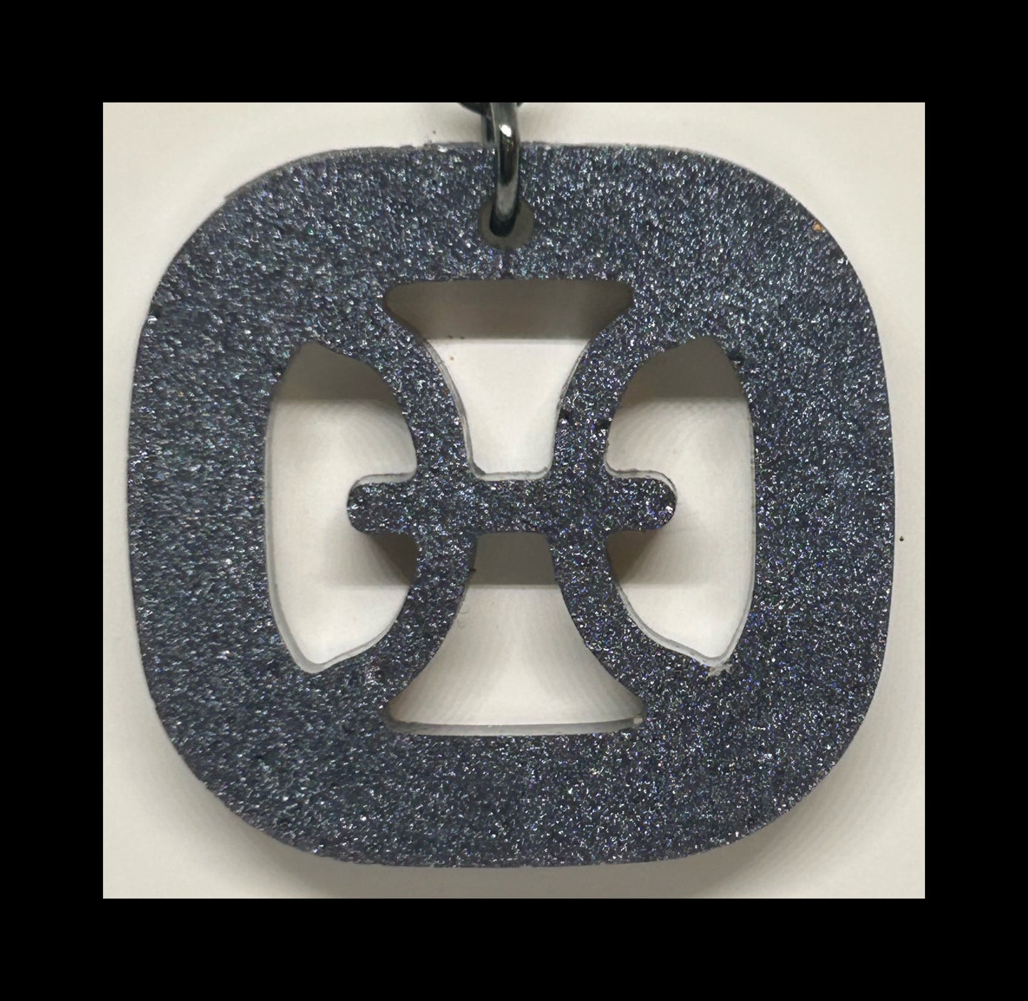 Mauve resin zodiac Keychains