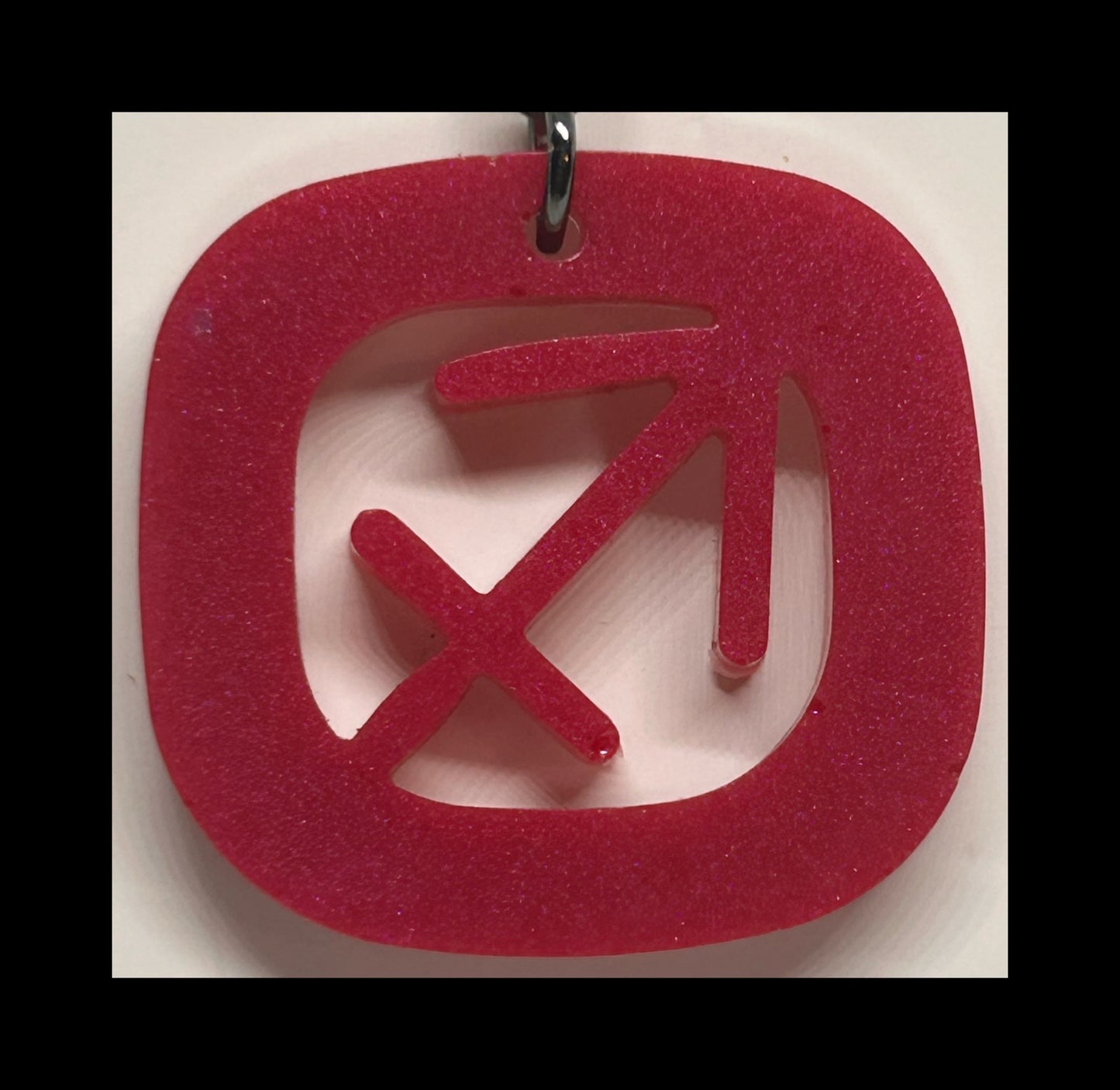 Tropical fruit resin zodiac keychains