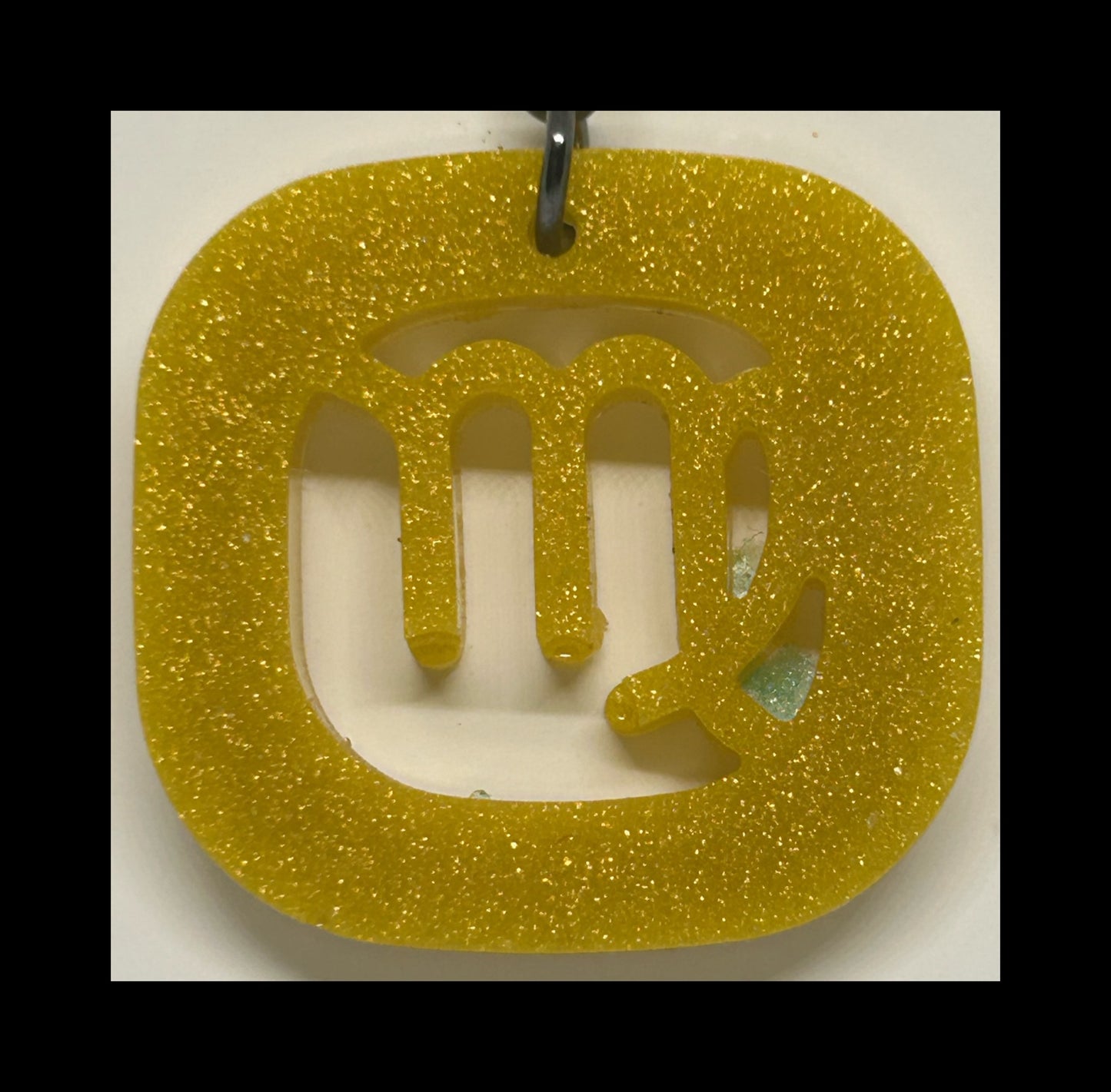 Sunlight resin zodiac keychains