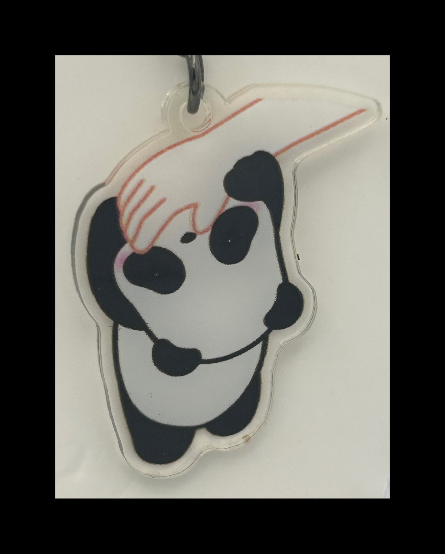 Acrylic panda keychains