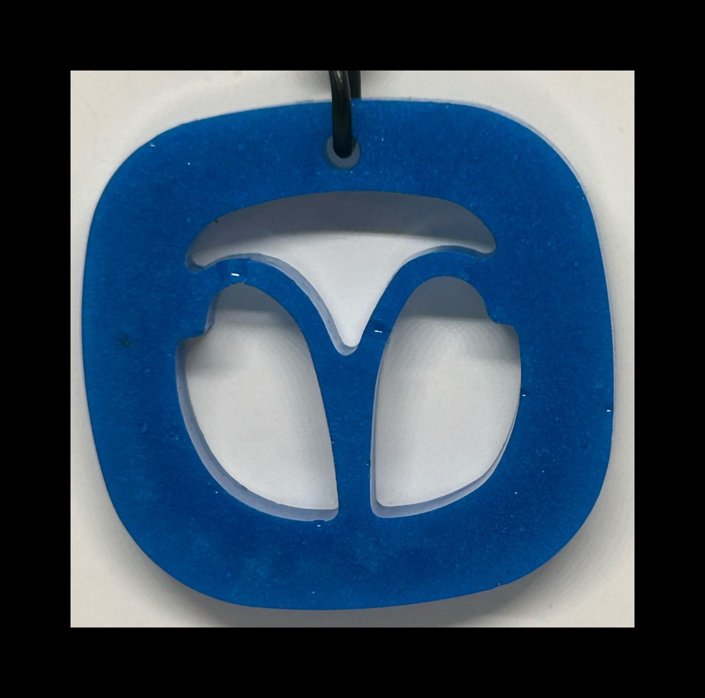 Cornflower resin zodiac Keychains
