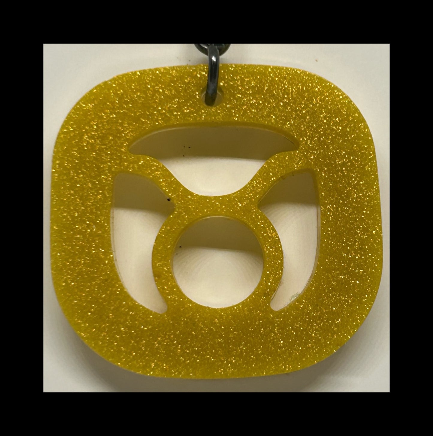 Sunlight resin zodiac keychains