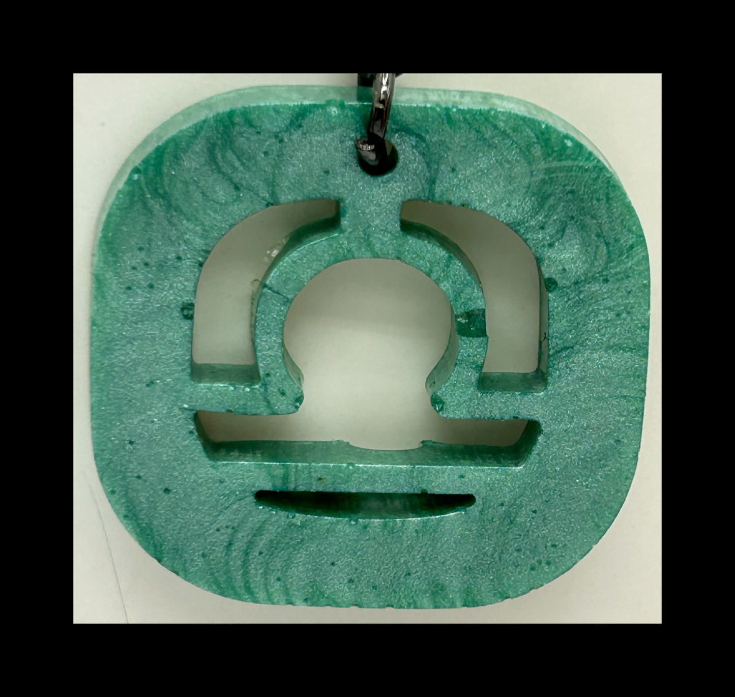 Sage resin zodiac keychains