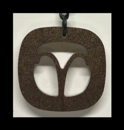 Coffee bean resin zodiac Keychains
