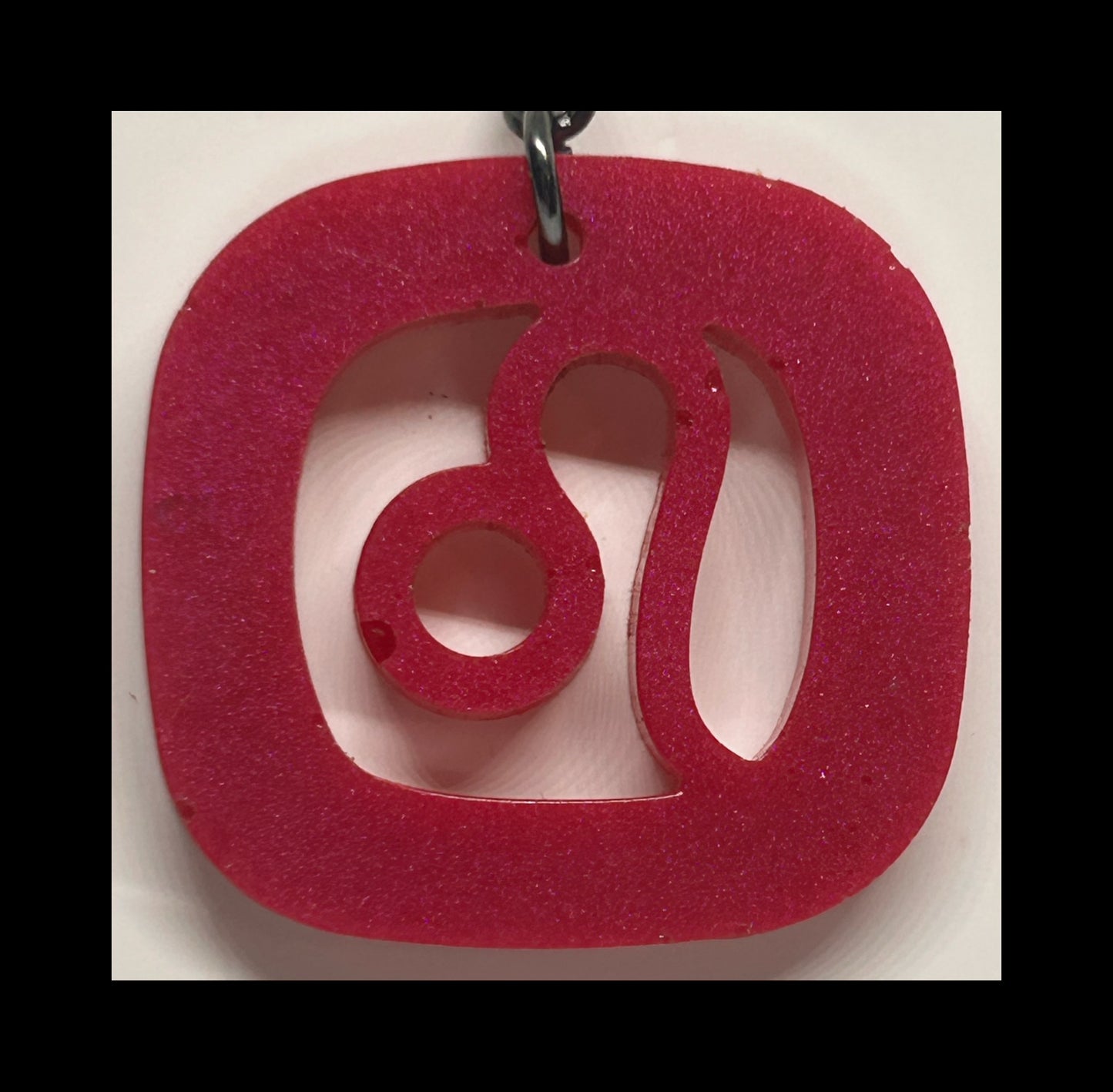 Tropical fruit resin zodiac keychains