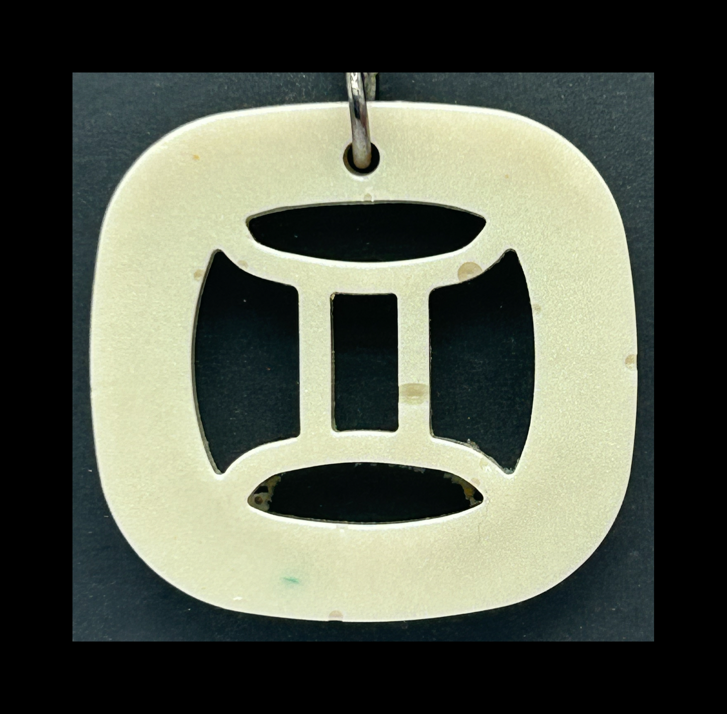 Ghost jungle resin zodiac keychains