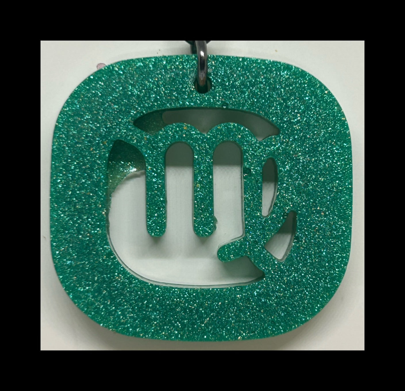 Juniper resin zodiac keychains