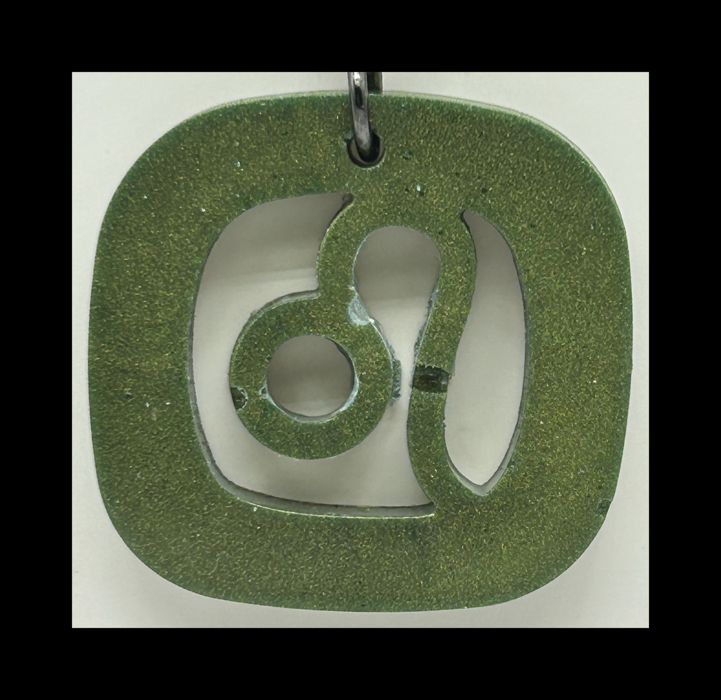 Basil resin zodiac Keychains