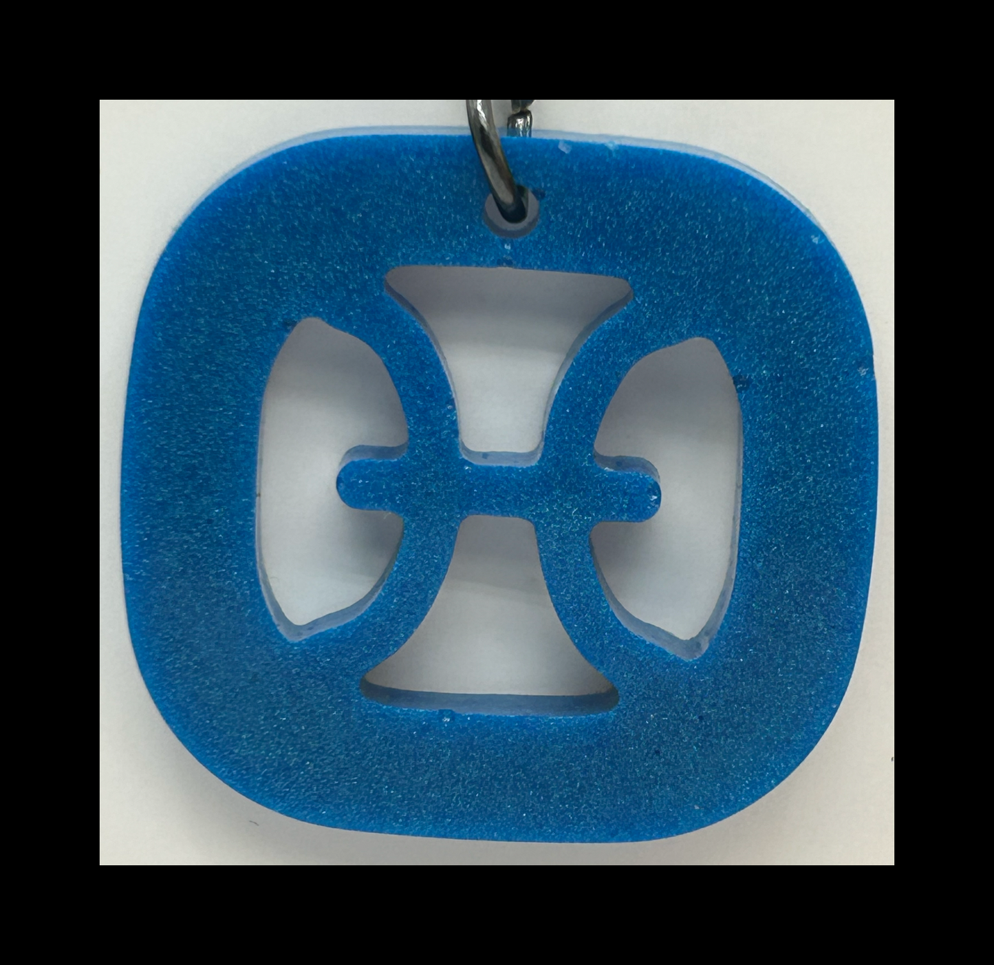 Calm see resin zodiac keychains