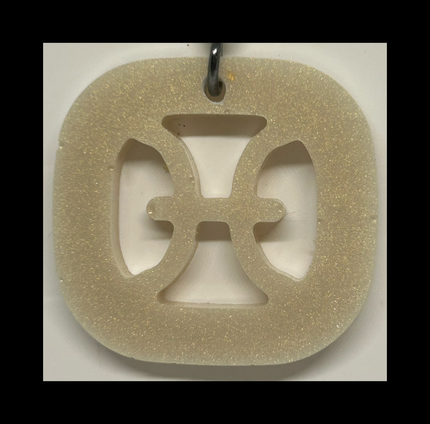 Ghost silver resin zodiac Keychains