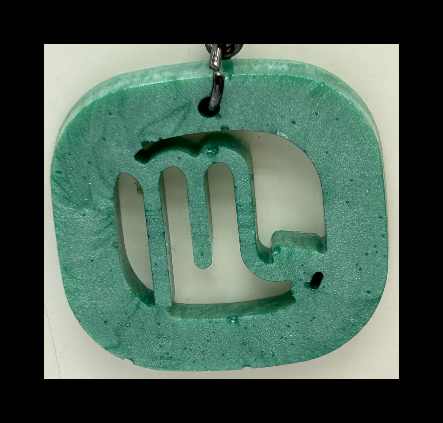 Sage resin zodiac keychains