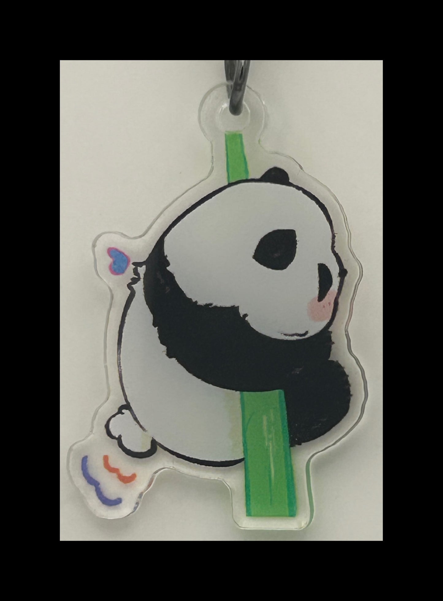 Acrylic panda keychains