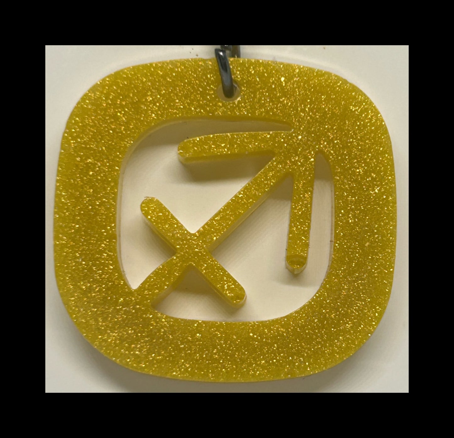 Sunlight resin zodiac keychains