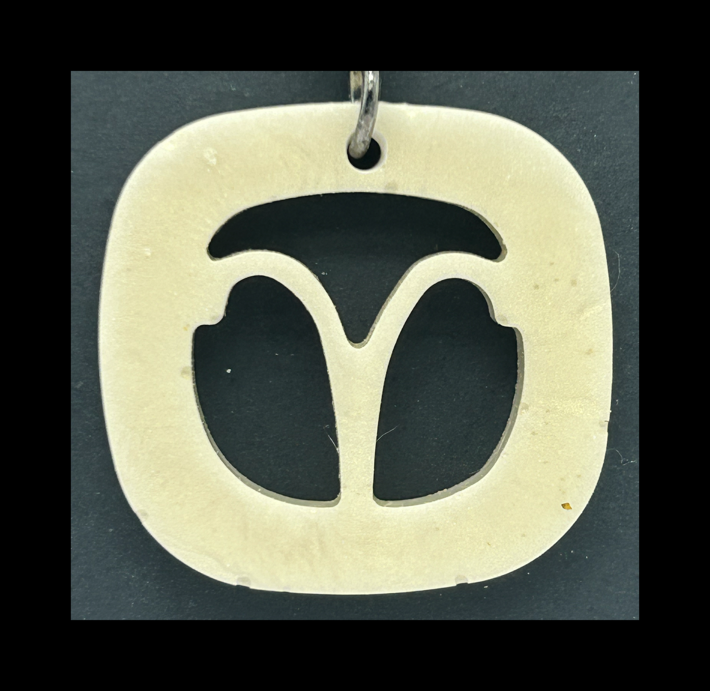 Ghost bronze resin zodiac keychains