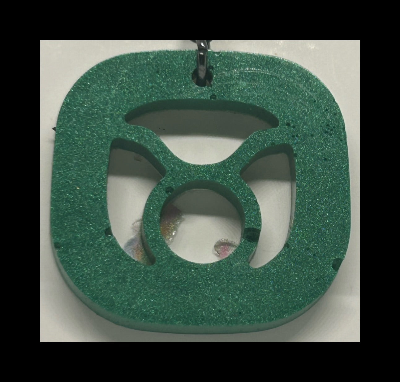 Jade resin zodiac keychains